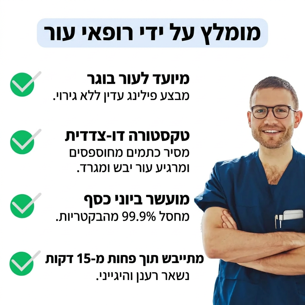 מגבת הפילינג מבית Glowal